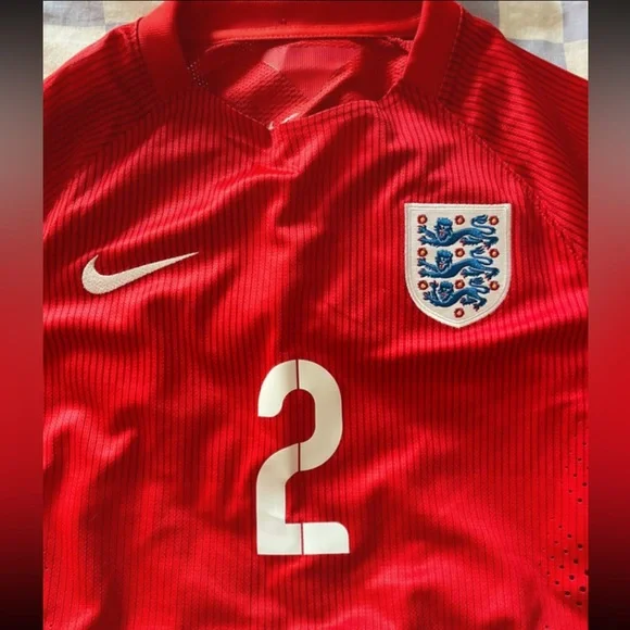 Nike Dri-Fit Ladies England Shirt - Red - Size S - Picture 6 of 9